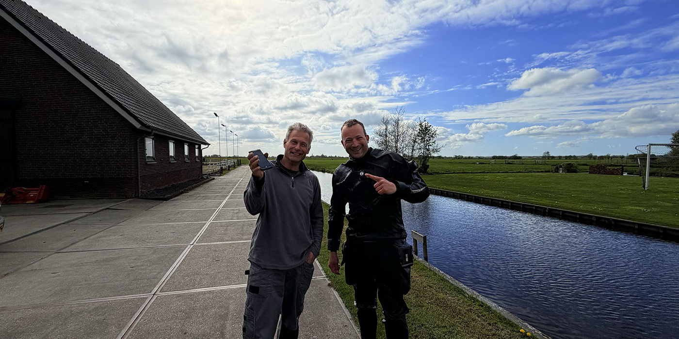 Van kapotte broekzak naar telefoonvondst in Driebruggen