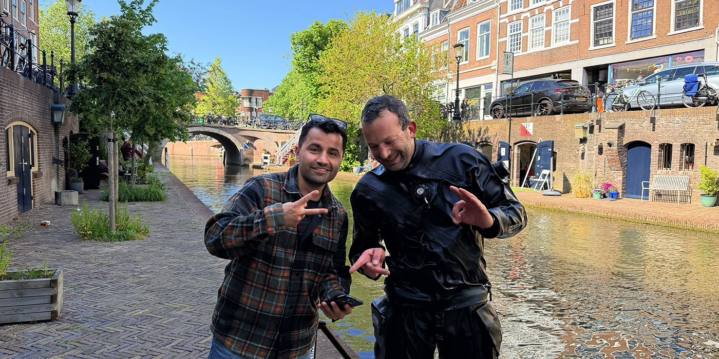 iPhone 15 teruggevonden in de Oudegracht Utrecht