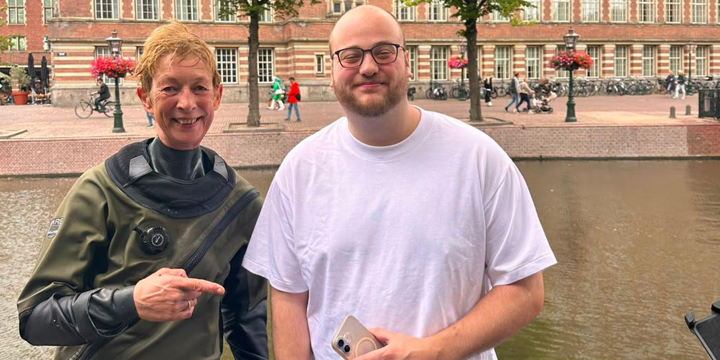 Duikactie redt telefoon bij restaurant Stadhouder