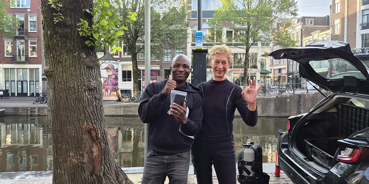 Vroege duik levert telefoon terug aan Sjabba