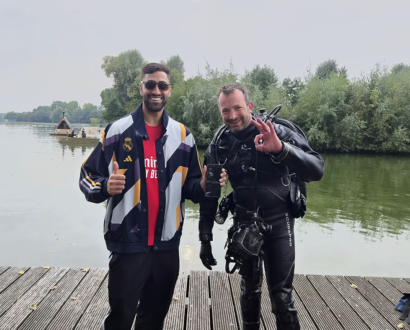 Bij de Sloterplas in Amsterdam vond Recovery Divers een Samsung S25 terug